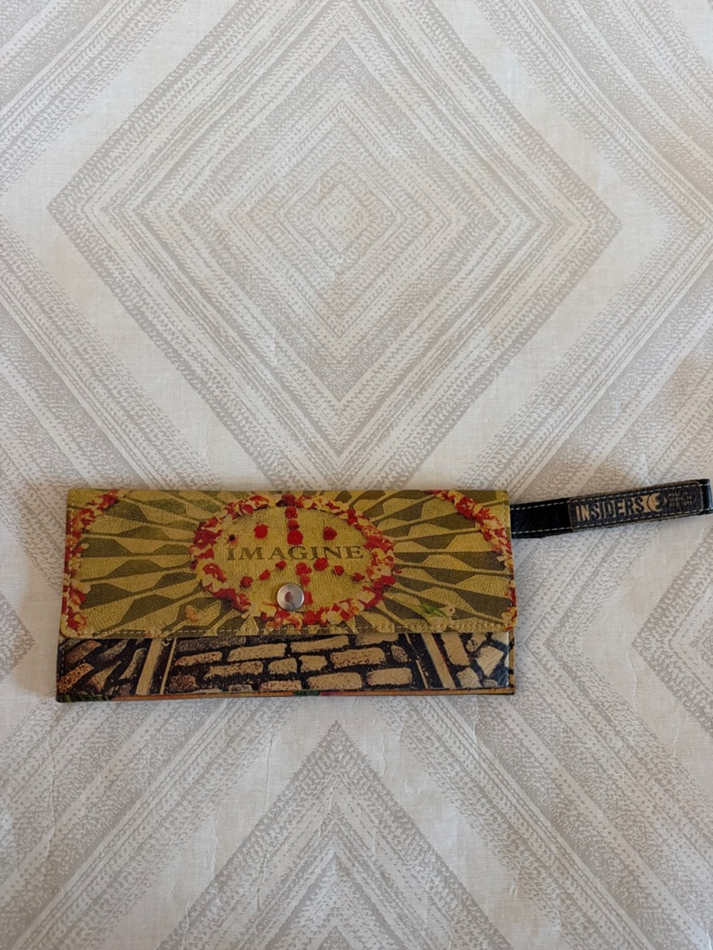 Insiders 1 Brooklyn NYC Themed Wristlet Handmade Snap Closure Wallet Clutch